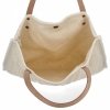 Italská Kabelka Shopper Bag v Módních Vzorech 5887 Bežová